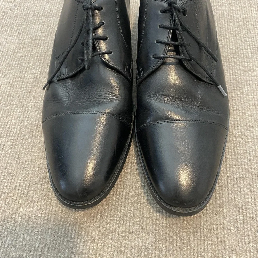 Cole Haan Grand.OS Shoes Mens Size 10.5 M Black Leather Cap Toe Oxfords C11630